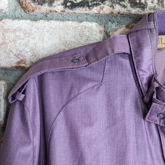 💜 JJ's San Francisco Vintage Purple Windbreaker / Bomber L - Picture 2 of 9